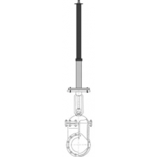 Телескопический шток для стальных задвижек 2,0-2,5 ДУ 250-300