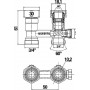 Узел присоединения Stout SVH 0001 3/4, прямой