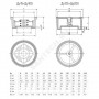 Клапан обратный нерж осевой Ду 150 Ру40 межфл диск нерж Benarmo